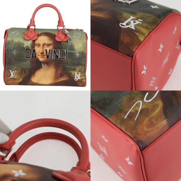 LOUIS VUITTON Masters Collection DA VINCI Speedy 30 Bag M43372 Auth ar13671SM - Picture 15 of 15